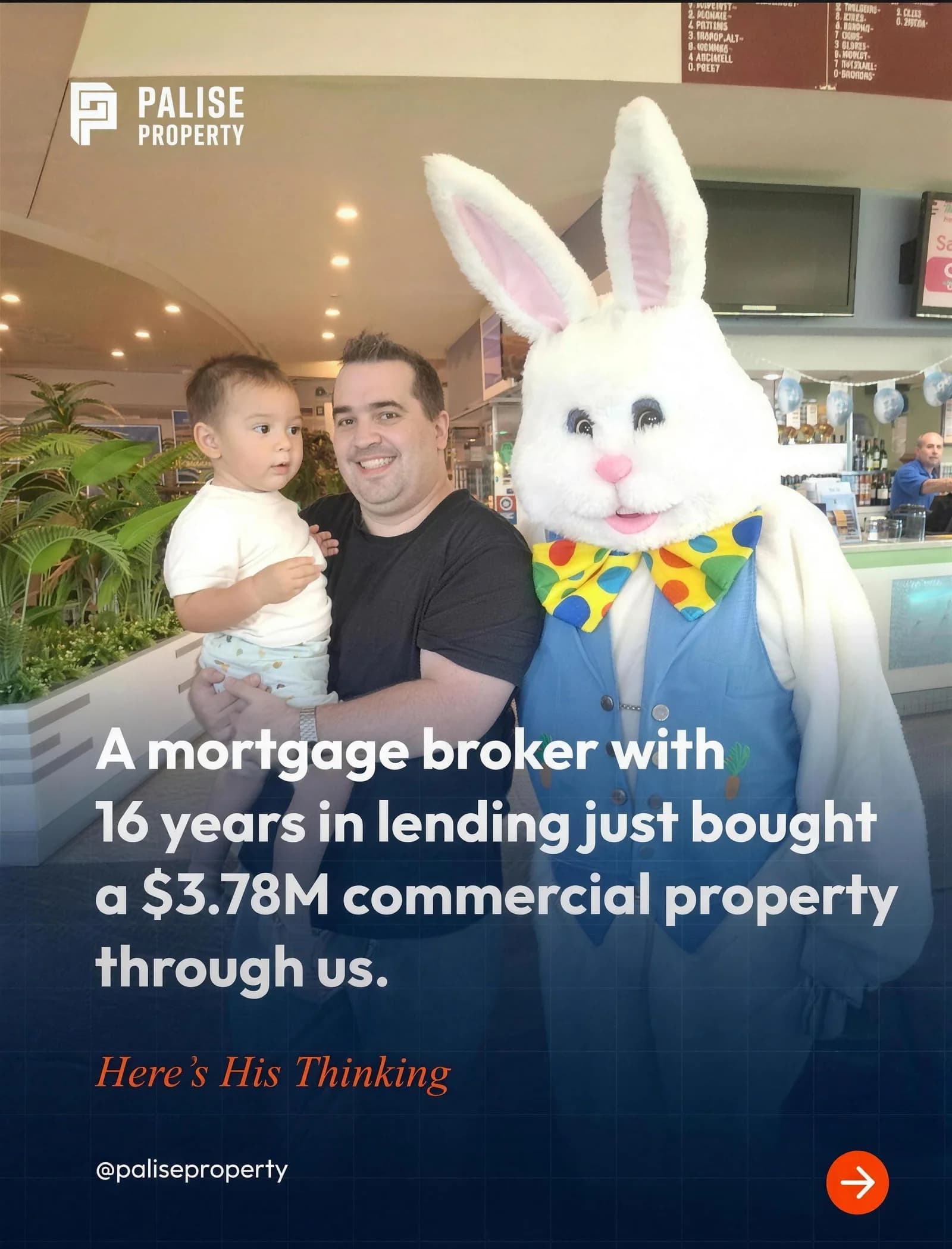 A $3.78M commercial purchase — the client story — slide 1