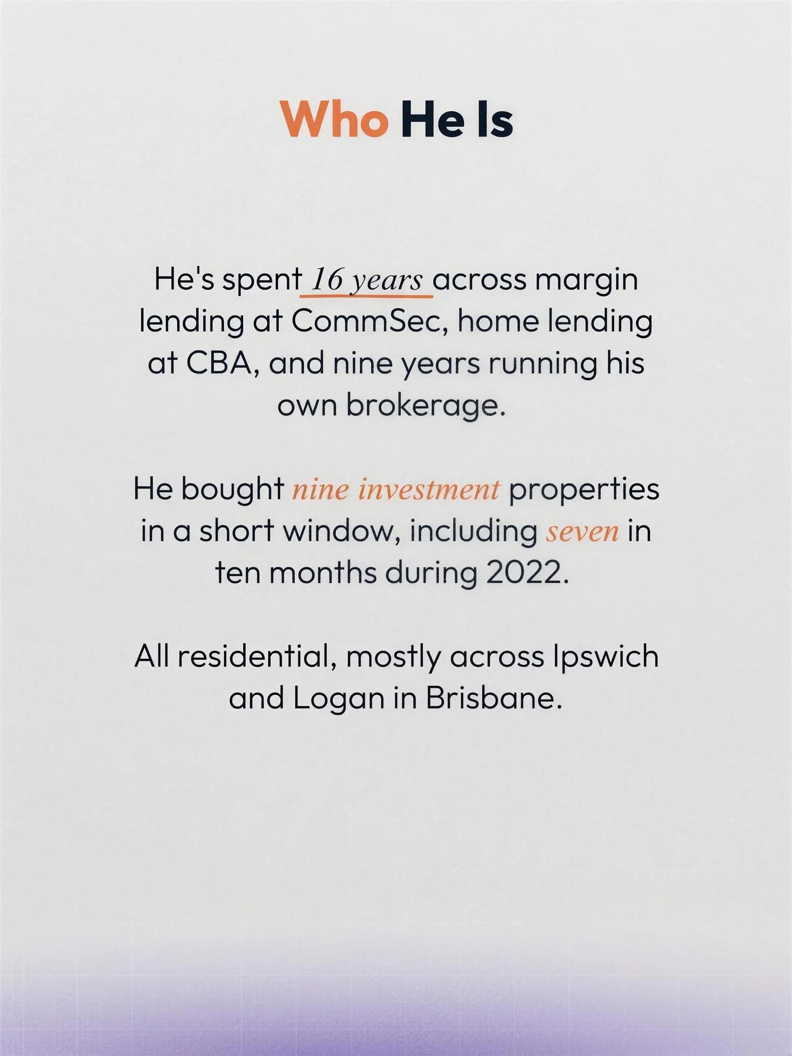 A $3.78M commercial purchase — the client story — slide 2