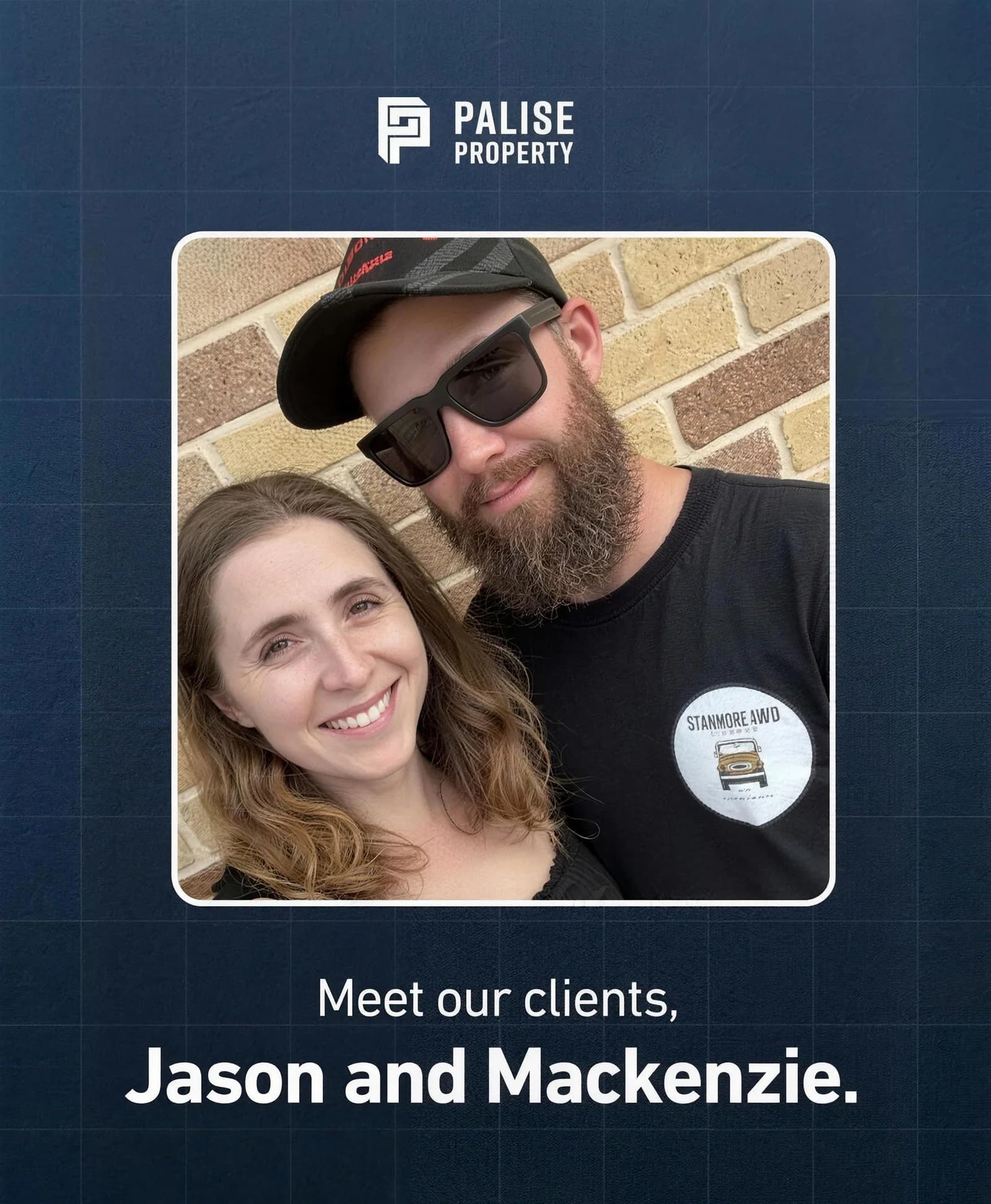 Meet our clients, Jason and Mackenzie — slide 1